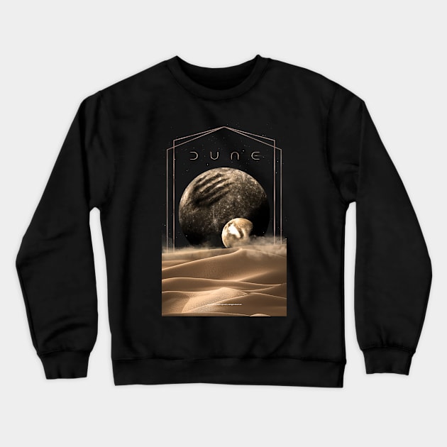 Dune Moons Crewneck Sweatshirt by Dream Artworks